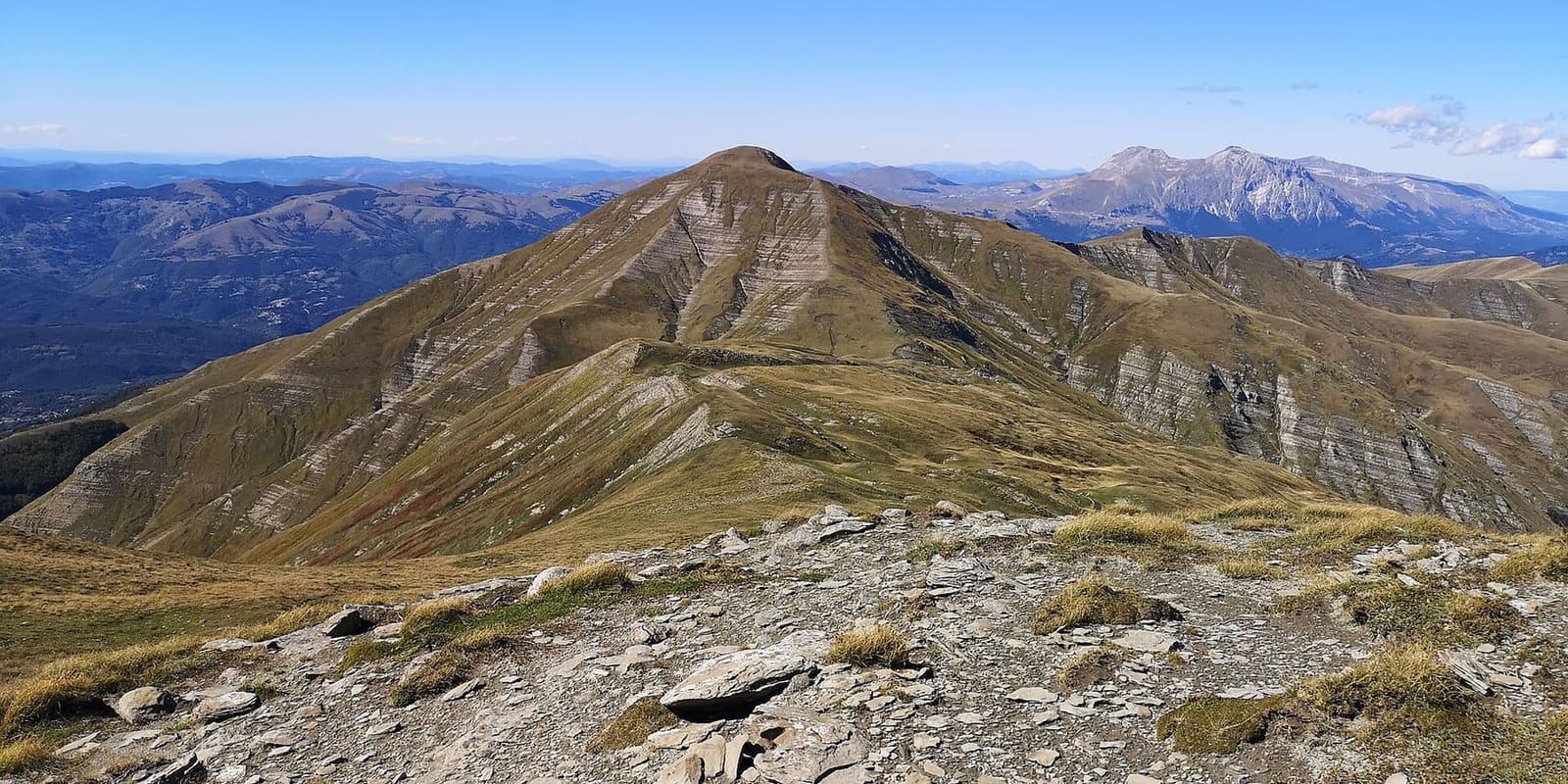 il Pizzo di Sevo sui Monti della Laga, nel settembre 2022