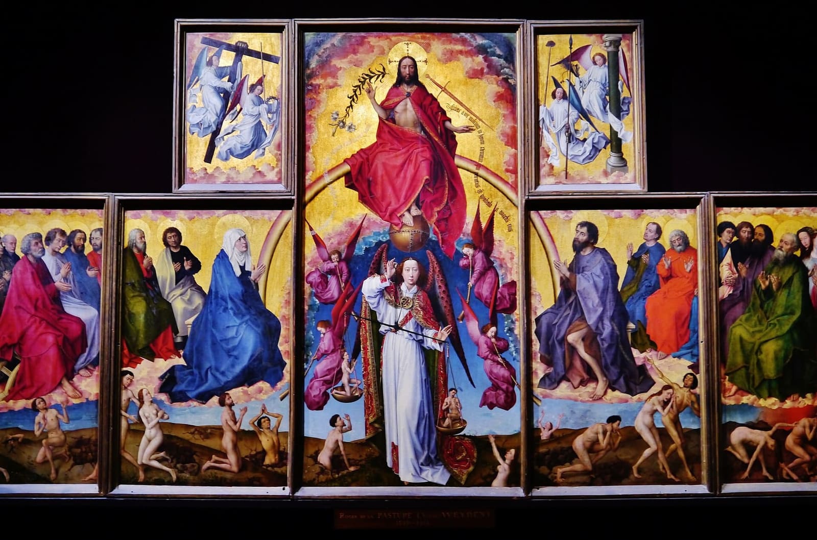 il Giudizio universale di Rogier van der Weyden, aperto nella sua sala