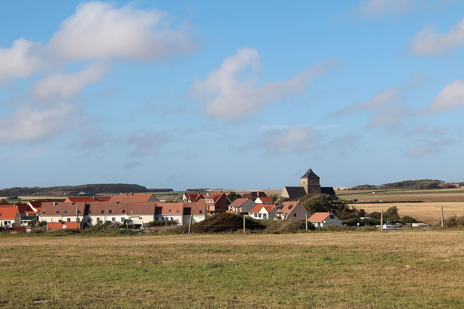 the fishermen's houses of Audresselles, south of Gris-Nez