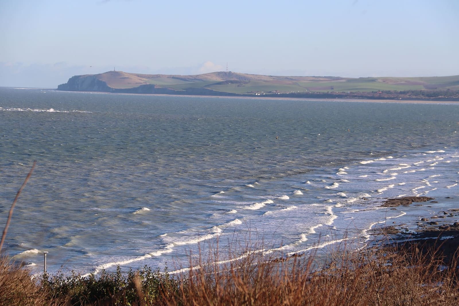 the bay of Wissant and Blanc-Nez in the distance, seen from Cap Gris-Nez