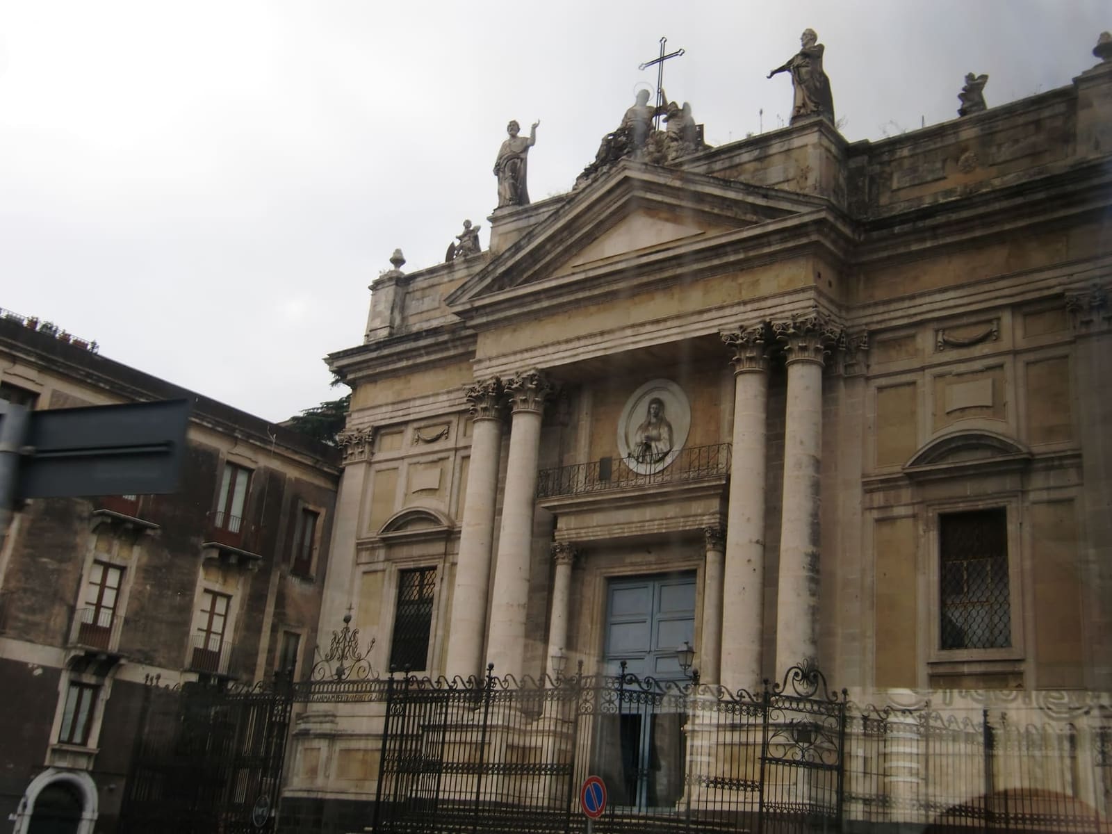 la chiesa di San Biagio, detta Sant'Agata alla Fornace, in piazza Stesicoro