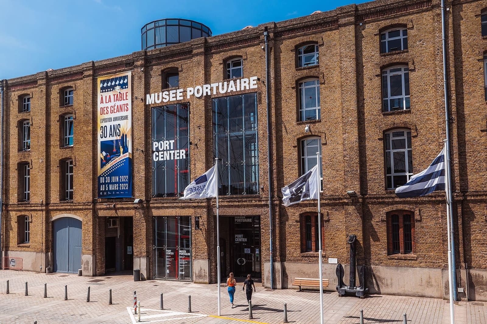 the façade of the Musée portuaire, the old tobacco warehouse on the Quai de la Citadelle