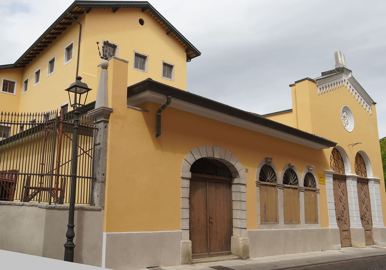 die Synagoge von Gorizia in der via Ascoli, im alten Ghetto