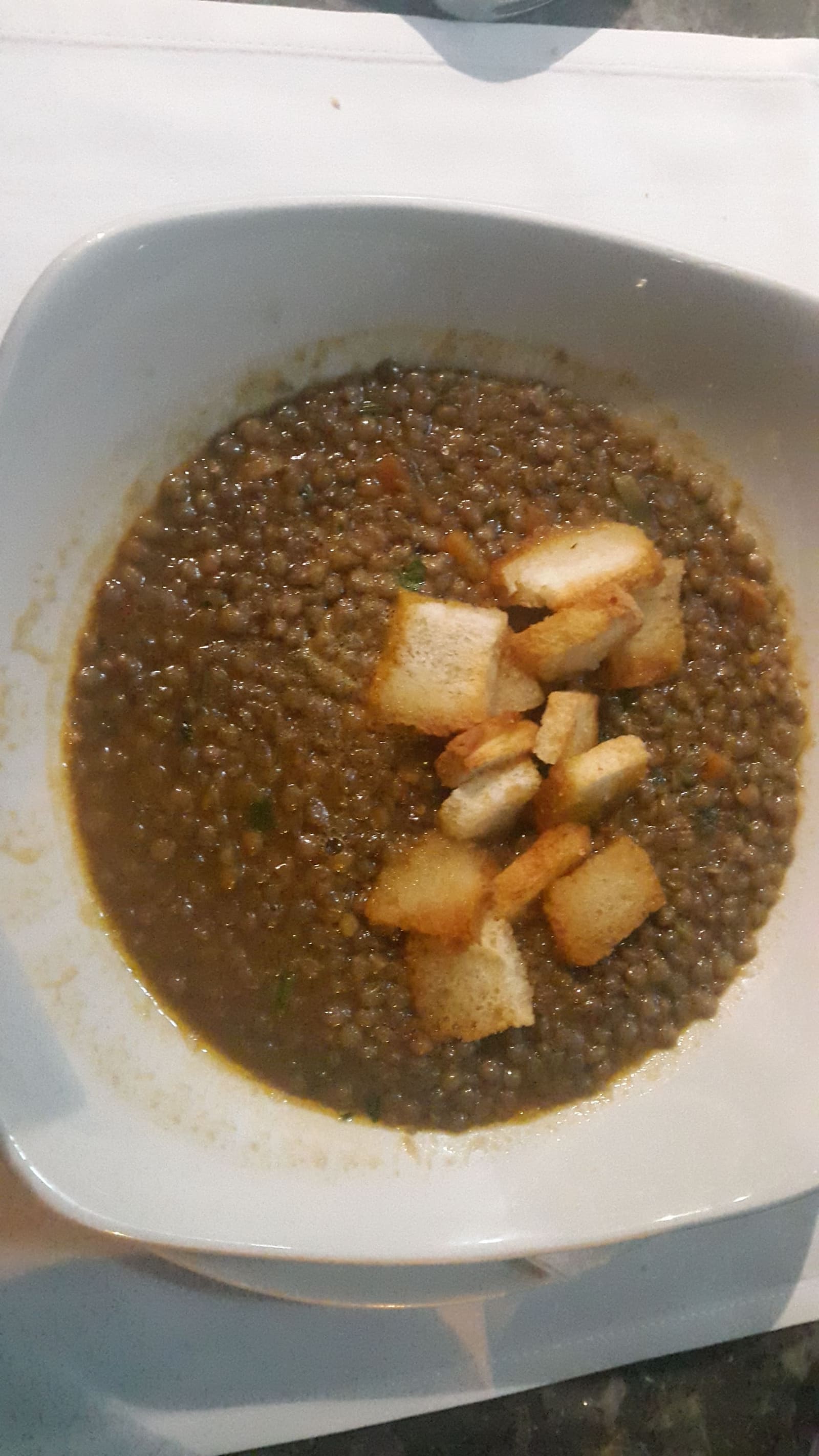 Soupe de lentilles de Castelluccio