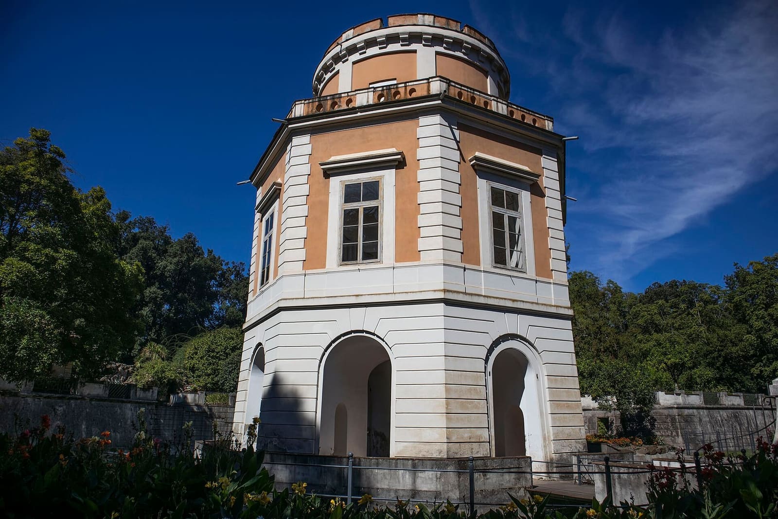 la Castelluccia, le pavillon octogonal du Bosco Vecchio