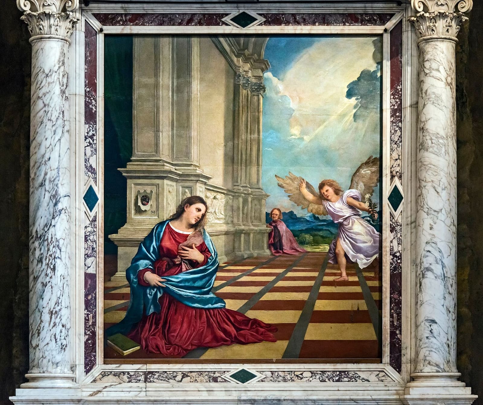 l'Annunciazione di Tiziano nella cappella Malchiostro del Duomo, prima del cantiere del 2026